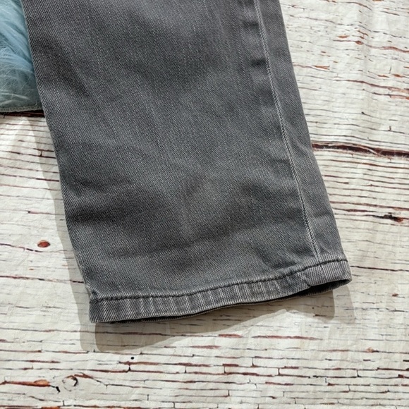 Anthropologie Pilcro The Borrowed Boyfriend Distressed Grey Jeans sz 26 - Picture 7 of 10